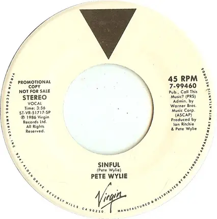 Pete Wylie - Sinful
