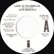 Pete Wingfield - Lovin' As You Wanna Be