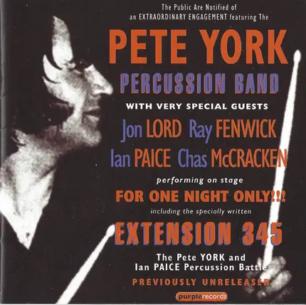 Pete York's Percussion Band - Extension 345 Live!