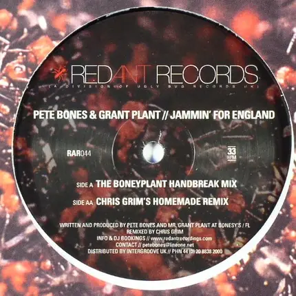Pete Bones & Grant Plant - Jammin' For England