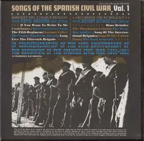 Pete Seeger - Songs of the Spanish Civil War, Vol. 1