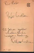 Paperback - Peter Urban - Rollende Worte, die Poesie des Rock. Von der Straßenballade zum Pop- Song. - Signed