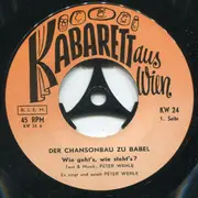 7inch Vinyl Single - Peter Wehle - Der Chansonbau Zu Babel - Mono