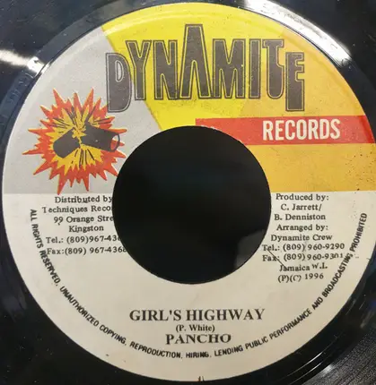 Peter White Pancho - Girl's Highway