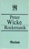 Paperback - Peter Wicke - Rockmusik. Zur Ästhetik und Soziologie eines Massenmediums
