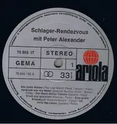LP - Peter Alexander - Schlager-Rendevouz Mit Peter Alexander