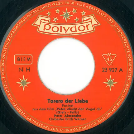 Peter Alexander - Torero Der Liebe