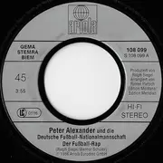 7inch Vinyl Single - Peter Alexander Und Die Fußball-Nationalmannschaft - Der Fussball-Rap