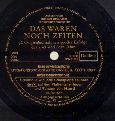 Peter Alexander, Peter Kraus, Trude Herr,.. - Das Waren noch Zeiten Folge 1