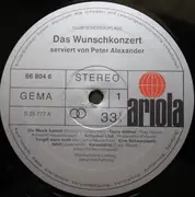 LP - Peter Alexander - Das Wunschkonzert Serviert Von Peter Alexander
