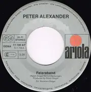 7inch Vinyl Single - Peter Alexander - Feierabend