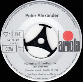 Peter Alexander - Komm Und Bedien Dich (Gli Occhi Miei)