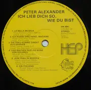 LP - Peter Alexander - Ich Lieb Dich So, Wie Du Bist