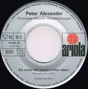 7inch Vinyl Single - Peter Alexander - Liebesleid