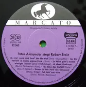 LP - Peter Alexander - Peter Alexander Singt Robert Stolz