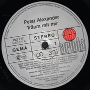LP - Peter Alexander - Träum Mit Mir