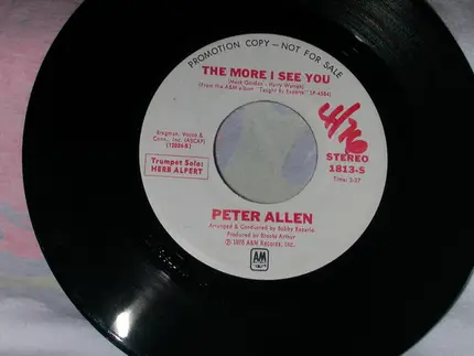Peter Allen - The More I See You