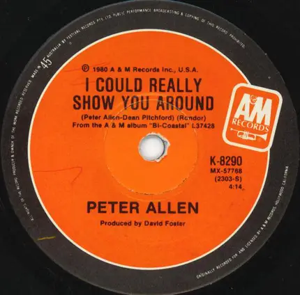 Peter Allen - One Step Over The Borderline