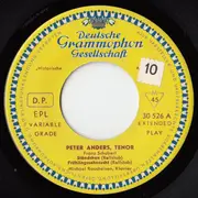 7inch Vinyl Single - Peter Anders - Franz Schubert - Zur Erinnerung An Peter Anders, Tenor