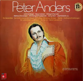 Peter Anders - Peter Anders:Historische Aufnahmen aus den Jahren 1942 - 1946