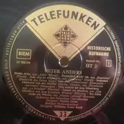 LP - Peter Anders - Historische Aufnahmen 1934 - 1942