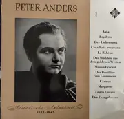 LP - Peter Anders - Historische Aufnahmen 1934 - 1942 - Mono