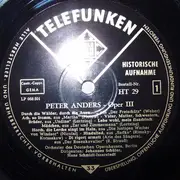 LP - Peter Anders - Oper III - Mono