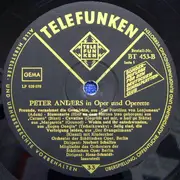 LP - Peter Anders - Peter Anders In Oper Und Operette
