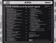 CD - Peter Anders - Wie Wir Ihn Niermals Vergessen