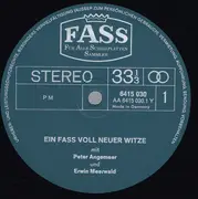 LP - Peter Angemeer & Erwin Meerwald - Ein Fass Voll Neuer Witze
