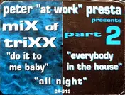 Peter 'At Work' Presto - Mix Of Trixx (Part 2)