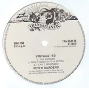 LP - Peter Bardens - Vintage '69 - CLEAR VINYL