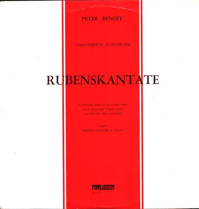 Peter Benoit - Rubenskantate