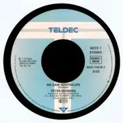 7inch Vinyl Single - Peter Behrens - Sie Kam Australien