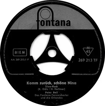 Peter Beil - Komm Zurück, Schöne Nina