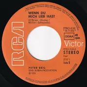 7inch Vinyl Single - Peter Beil - Wenn Du Mich Lieb Hast