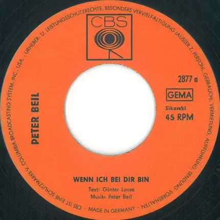 Peter Beil - Wenn Ich Bei Dir Bin