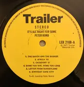 LP - Peter Bond - It's All Right For Some