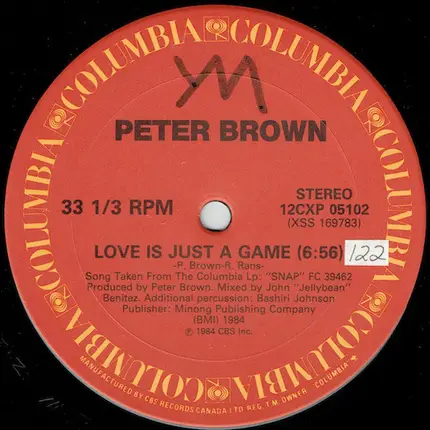 Peter Brown - Love Is Just The Game