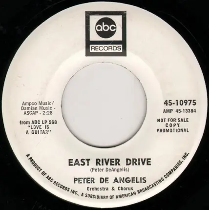 Peter De Angelis - The Blonde From Girl Talk / East River Drive