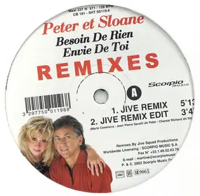 Peter Et Sloane - Besoin De Rien Envie De Toi (Remixes)