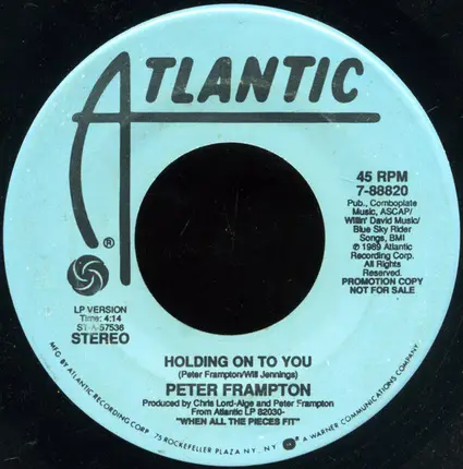 Peter Frampton - Holding On To You
