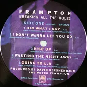 LP - Peter Frampton - Breaking All The Rules - Still sealed