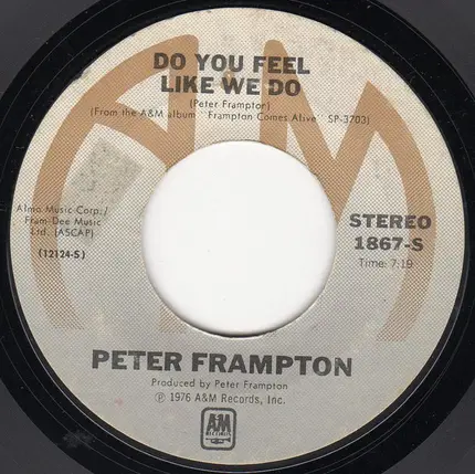 Peter Frampton - Do You Feel Like We Do