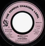 7inch Vinyl Single - Peter Gabriel - Modern Love