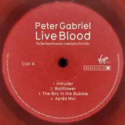 LP - Peter Gabriel - Live Blood