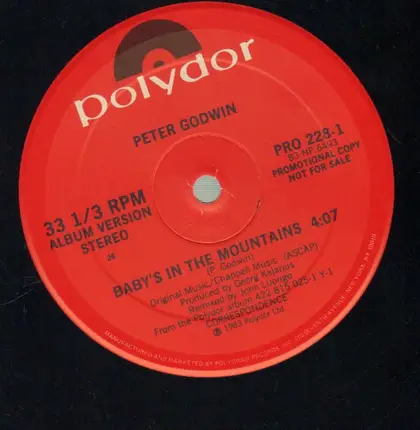 Peter Godwin - Baby's In The Mountains