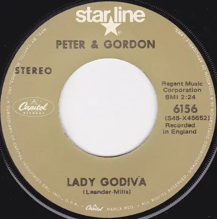 Peter & Gordon - Lady Godiva / You've Had Better Times