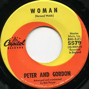 Peter & Gordon - Woman / A World Without Love / Nobody I Know / Lady Godiva