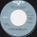 7inch Vinyl Single - Peter & Gordon with Geoff Love & His Orchestra - A World Without Love / Nobody I Know